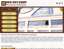 Tablet Screenshot of newcitypointrestaurant.com